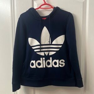 Adidas Navy Hoodie with Logo size XS